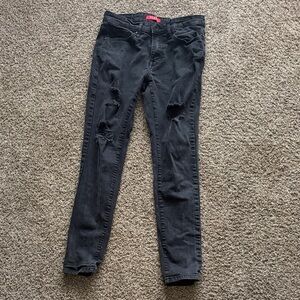 Guess Charcoal Distressed Denim